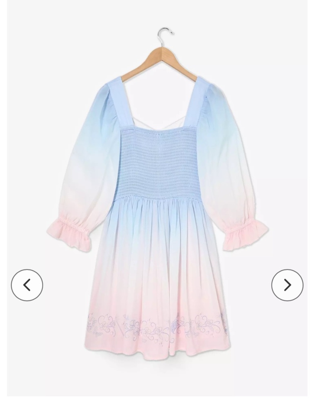 NWOT Wicked Glinda Blue Ombré Dress - BoxLunch Exclusive - Picture 3 of 15
